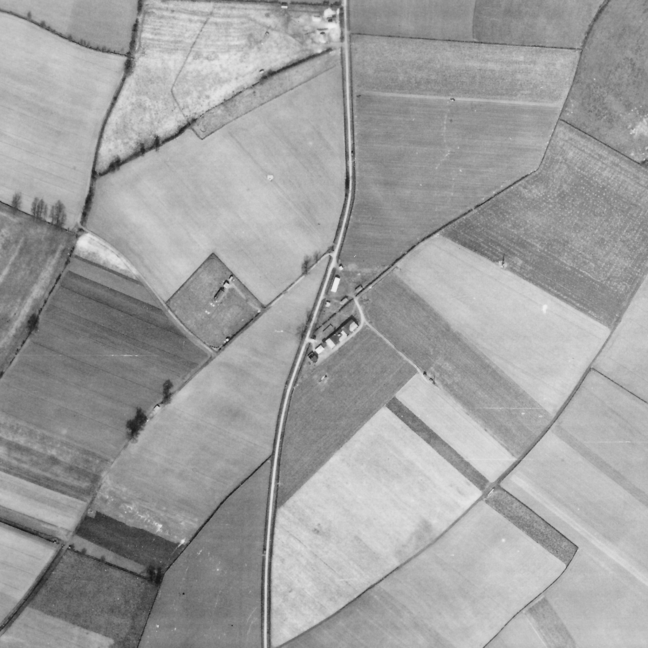 Aerial photograph of RAF Comberton 1946