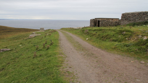 Main road through site