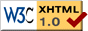 Valid XHTML 1.0 Strict Icon